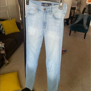 Hollister light colored jeans